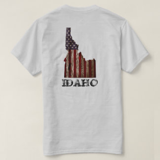 T-SHIRT IDAHO PATRIOT BURNT WOOD CLR