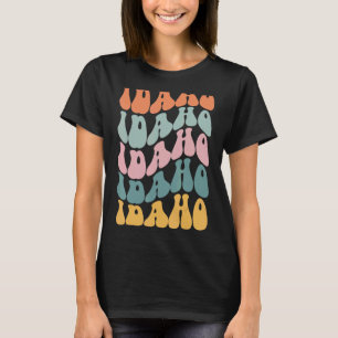 T-shirt Idaho Retro Amérique Super États-Unis Vintage les