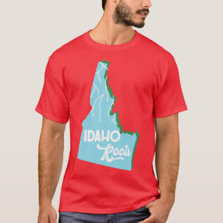 T-shirt Idaho Roots Aqua Vert