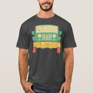 T-shirt Idéal Pour Les Voyageurs Avec Une Illustration Rét