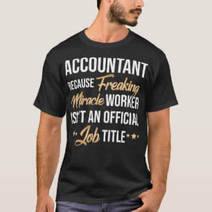 T-shirt Idée actuelle pour chaque comptable