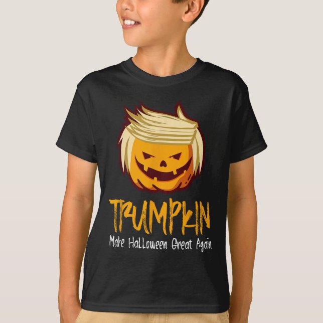 T-shirt Idée cadeau de l'Halloween amusant Donald Trump Co (Devant)