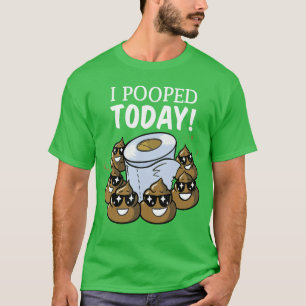 T-shirt Idée cadeau drôle de papier toilette gag de Pooped
