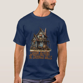 T-shirt Idée cadeau illustration de cottage fantaisiste 