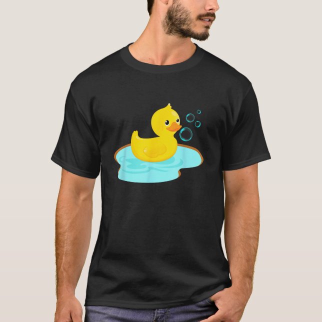 T-shirt Idée cadeau pour enfants de canard mignon canard (Devant)