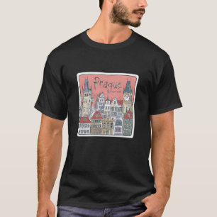 T-shirt Idée cadeau pour les fans de Prague