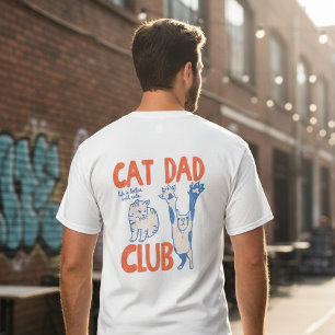 T-shirt Idée cadeau pour papa chat Club cool pour hommes q