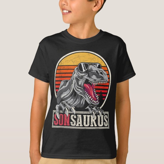 T-shirt Idée Cadeau Son Rétro Cool Dinosaur Sonsaurus T Re (Devant)