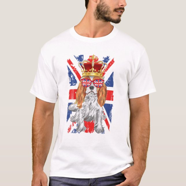 T-shirt Idée Cavalier King Charles Pour Enfants (Devant)