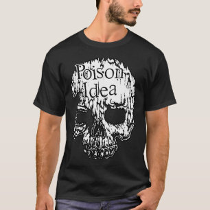T-shirt Idée Classique de Crâne Fêlé