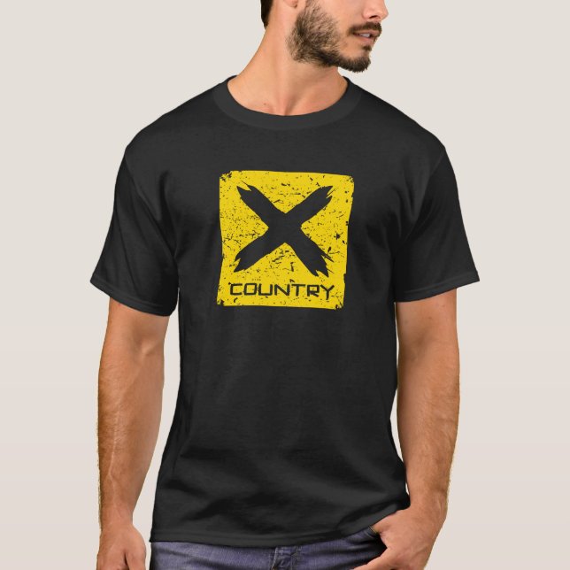 T-shirt Idée courante de cadeau de cc XC de coureur de (Devant)