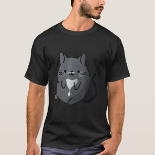 T-shirt Idée d'animal de chat smoking