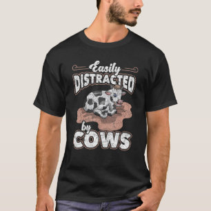 T-shirt Idée d'animal de ferme agriculteur vache