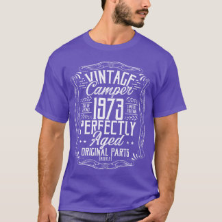 T-shirt Idée d'anniversaire 1973 campeur scout camping 197