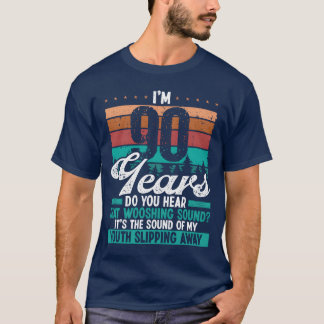 T-shirt Idée de cadeau d'anniversaire drôle pour 90 ans, h