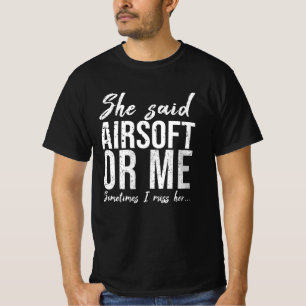 T-shirt Idée de cadeau sportif amusant Airsoft