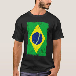 T-shirt Idée de drapeau brésilien pour hommes et héritage 