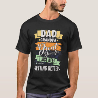 T-shirt Idée de Fête des pères pour les hommes de grand-en