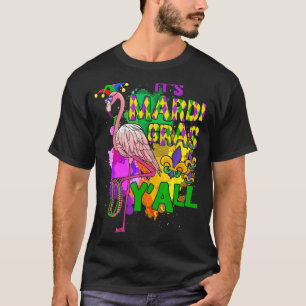 T-shirt Idée de la fête du Carnaval Flamant rose Mardi Gra