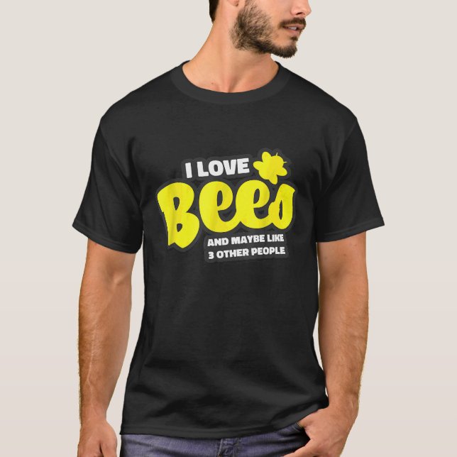 T-shirt Idée de l'apiculteur Miel Abeille Garder ferme (Devant)