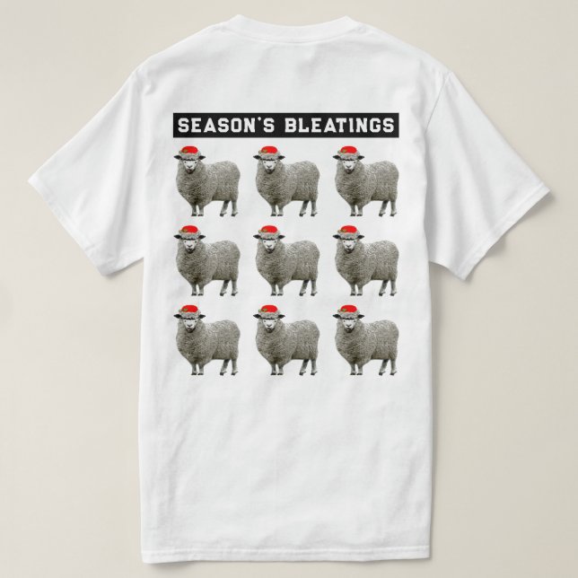 T-shirt Idée de pull de Noël laid (Design dos)