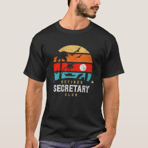 T-shirt Idée de sac de retraite de style rétro Secrétariat