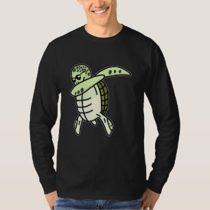 T-shirt Idée De Tortue De Mer À Dabbing Pour La Journée Mo