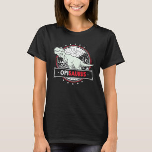 T-shirt Idée d'opi masculin de petits-enfants  Hommes Trex