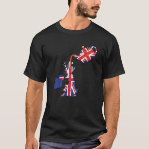 T-shirt Idée Drapeau Union Jack Pour Enfants Et Expatriés