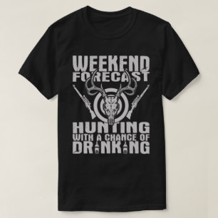 T-shirt Idée drôle potable de cadeau de chasse de chemis