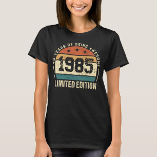 T-shirt Idée rétro d'anniversaire 40 ans Vintage 1985