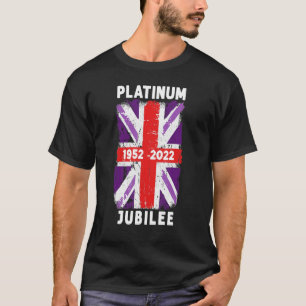 T-shirt Idée Union Jack Pour Les Femmes Pour Le Jubilé Pla