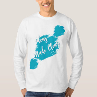T-shirt Idées Faisant Clair T-Shir À Long Manches