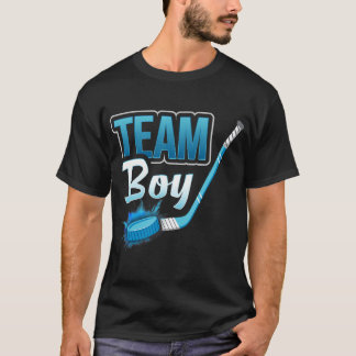 T-shirt Identifiant de la partie de Baby shower de hockey