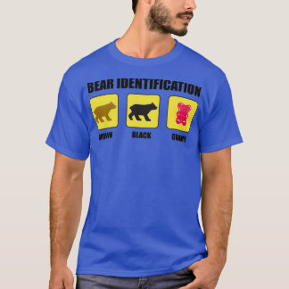 T-shirt Identification de l'ours Funny 1