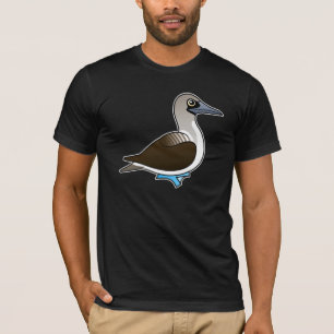 T-shirt Idiot Bleu-aux pieds mignon