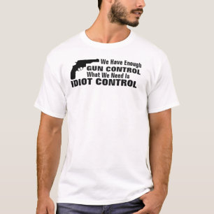 T-shirt Idiot Control-T-Shirt de base pour hommes