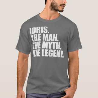 T-shirt IdrisIdris Nom Idris nom donné