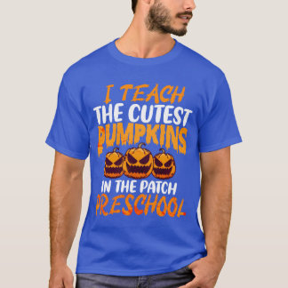 T-shirt Ieachhe Cutest Citrouilles Inhe Patch PreK drôle