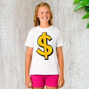 T-shirt Iellow dollar