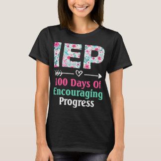 T-shirt IEP J'Encourage Progrès L'Éducation Spéciale Heure