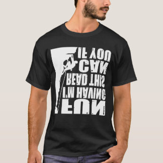 T-shirt If You Can Readhis Im Rock Climbing retro