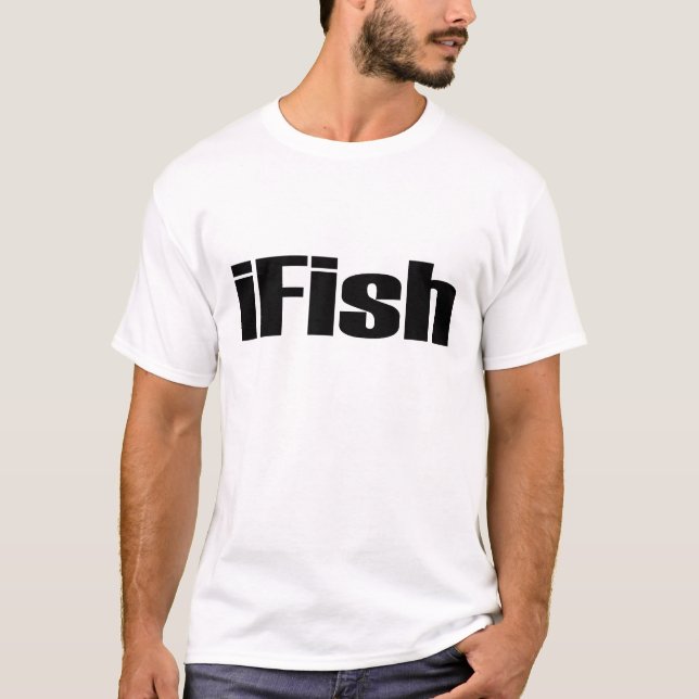 T-shirt iFish, graphique, chemise, T-shirt, passe-temps (Devant)