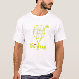 T-shirt Iga Swiatek, joueur de tennis, chèvre, champion