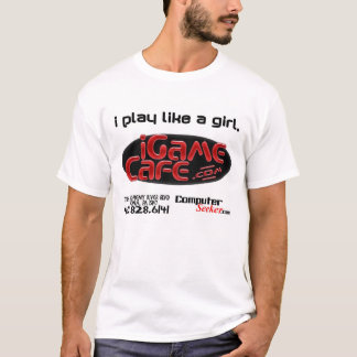 T-shirt iGameCafe - le jeu d'I aiment une fille (le grand