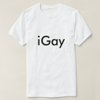 T-shirt Igay humoristique sot Humour LGBT plaisanterie Fun