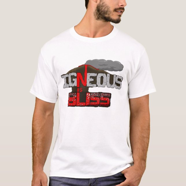 T-shirt Igneous est la Chemise Volcano Bliss (Devant)