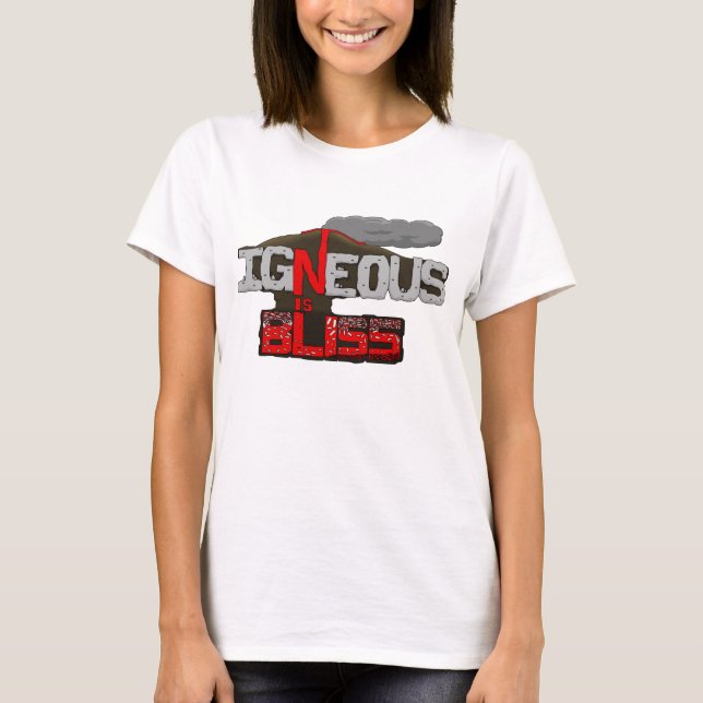 T-shirt Igneous est la Chemise Volcano Bliss (Devant)