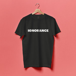 T-shirt IGNORANCE visage masqué Brutalisme Strewear