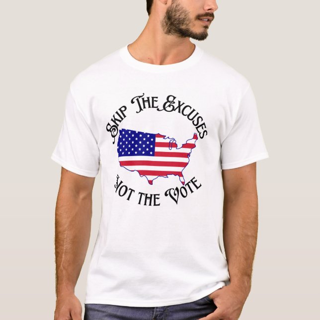 T-shirt Ignorer les discours et non les élections de 2024 (Devant)